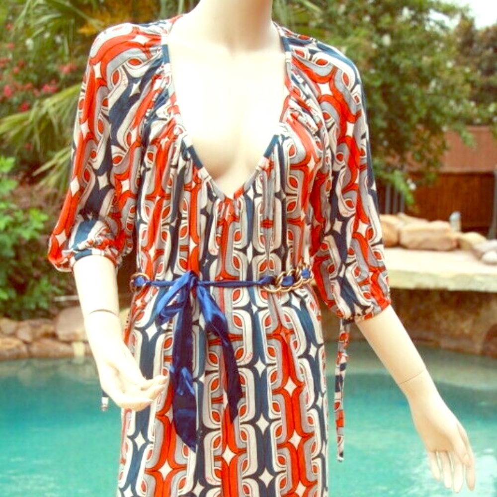 T-bags navy blue dress